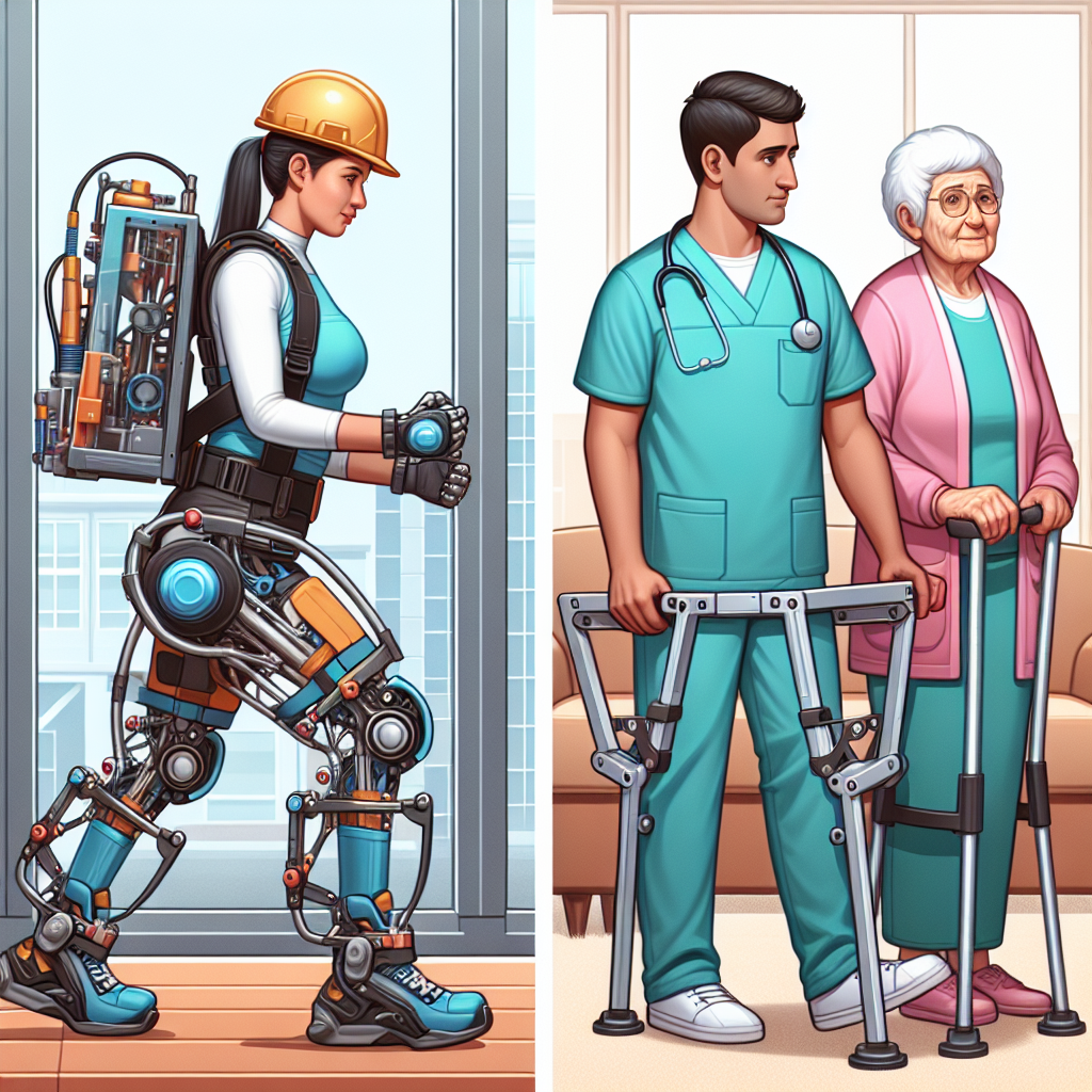 How exoskeletons are being applied in construction and healthcare